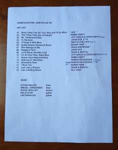 Million Dollar Bashers setlist