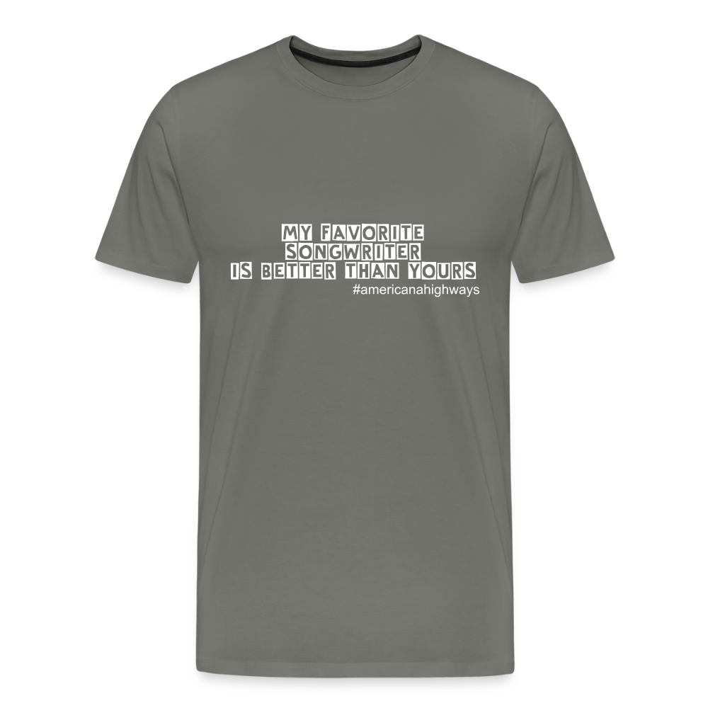 Men's Premium T-Shirt - My favorite songwriter